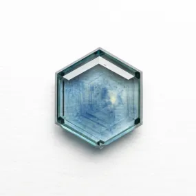 2.04ct 8.70x7.59x2.54mm Hexagon Portrait Cut Sapphire 23474-28