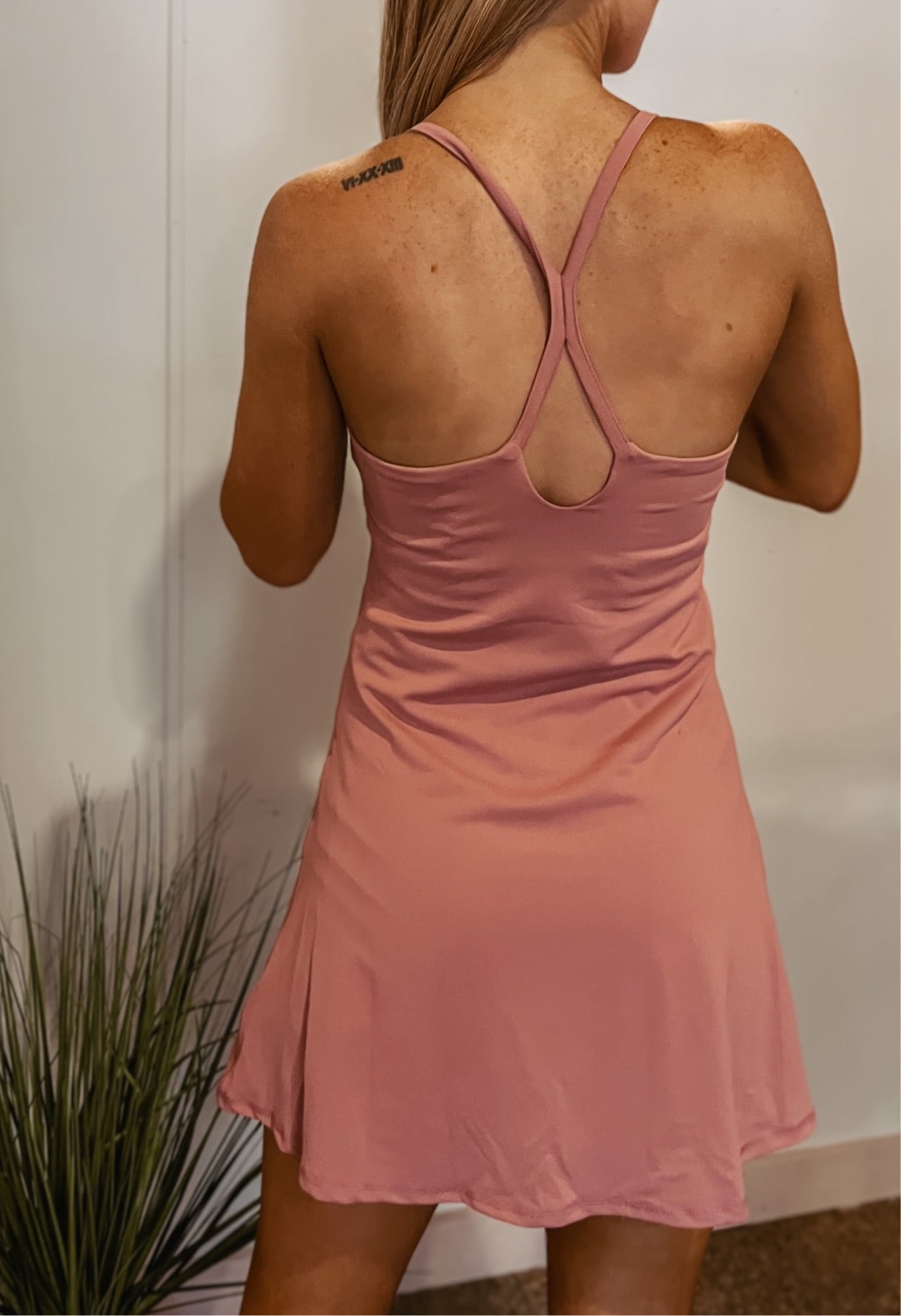 Athletic Sport Dress - Mauve