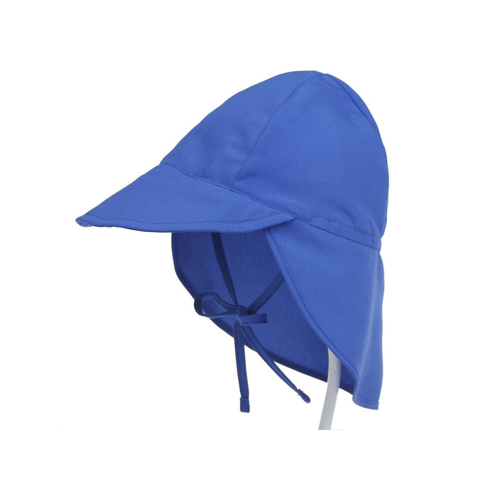 Baby Beach Flap Hat — Royal Blue