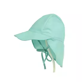 Baby Beach Flap Hat — Teal