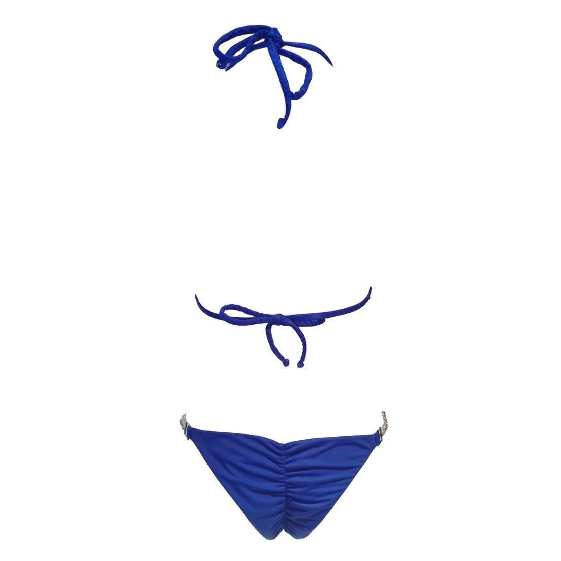 Belle Triangle Top & Skimpy Bottom - Blue