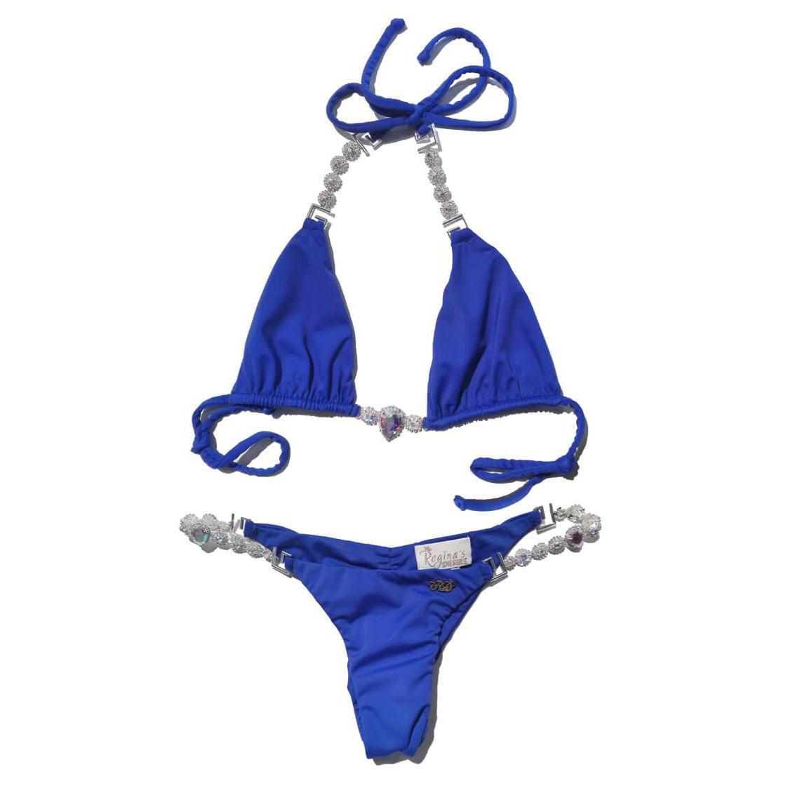 Belle Triangle Top & Skimpy Bottom - Blue