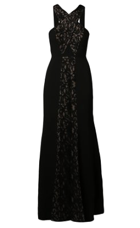 Black Lace Gown