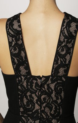 Black Lace Gown