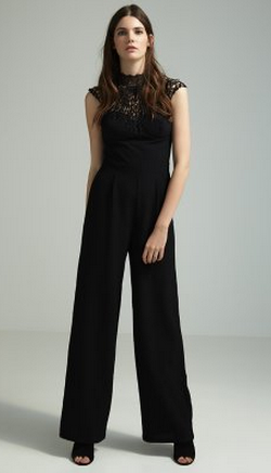 Black Lace Jumpsuit