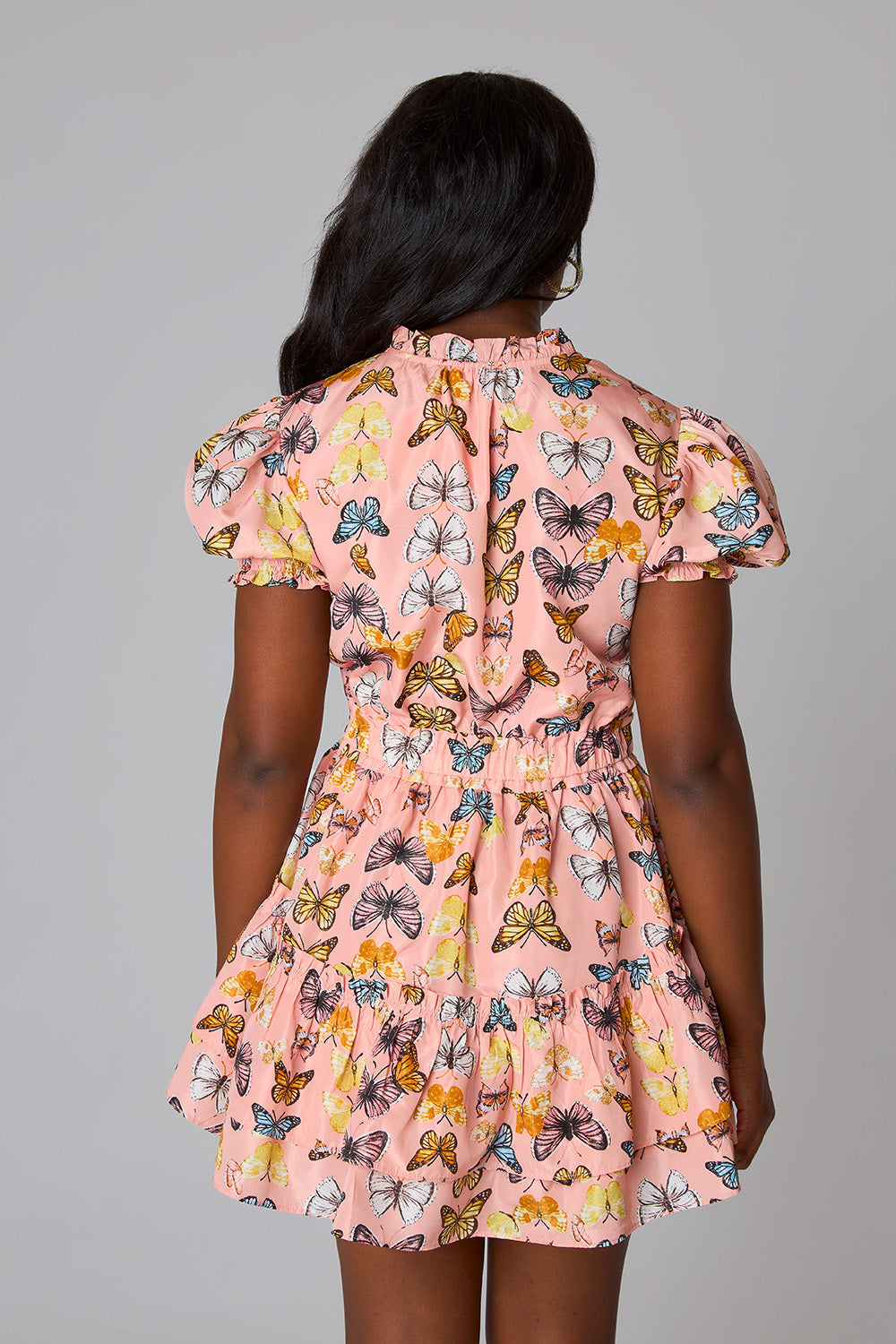 BuddyLove | CLEMENTINE ELASTIC WAIST MINI DRESS - FLUTTER