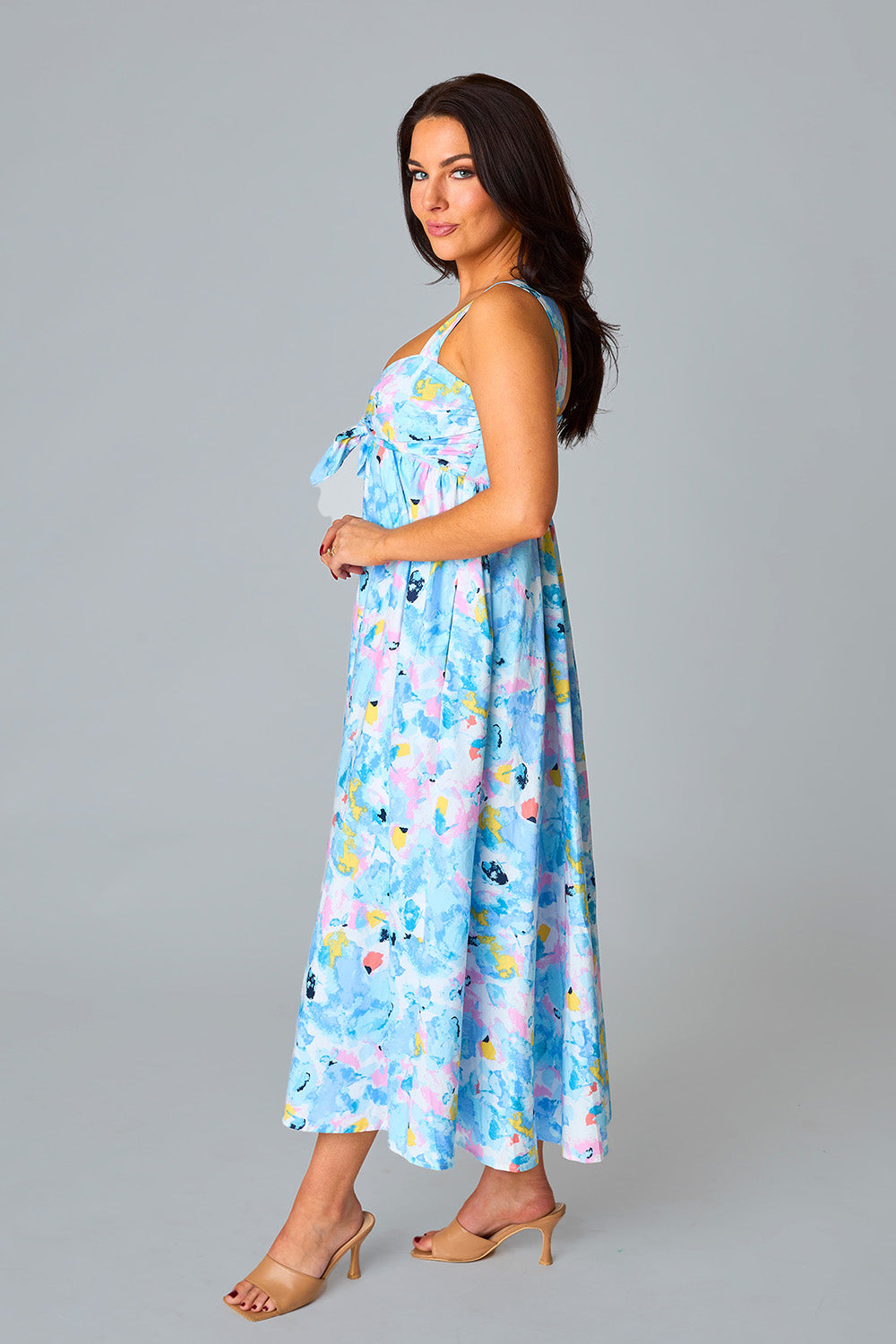 BuddyLove | KENNY SMOCKED BACK MAXI DRESS - PASTEL DREAM