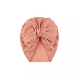 Calla Baby Turban Hat in Flamingo