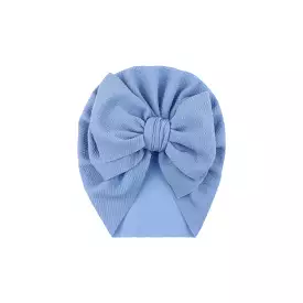 Calla Baby Turban Hat in Sky