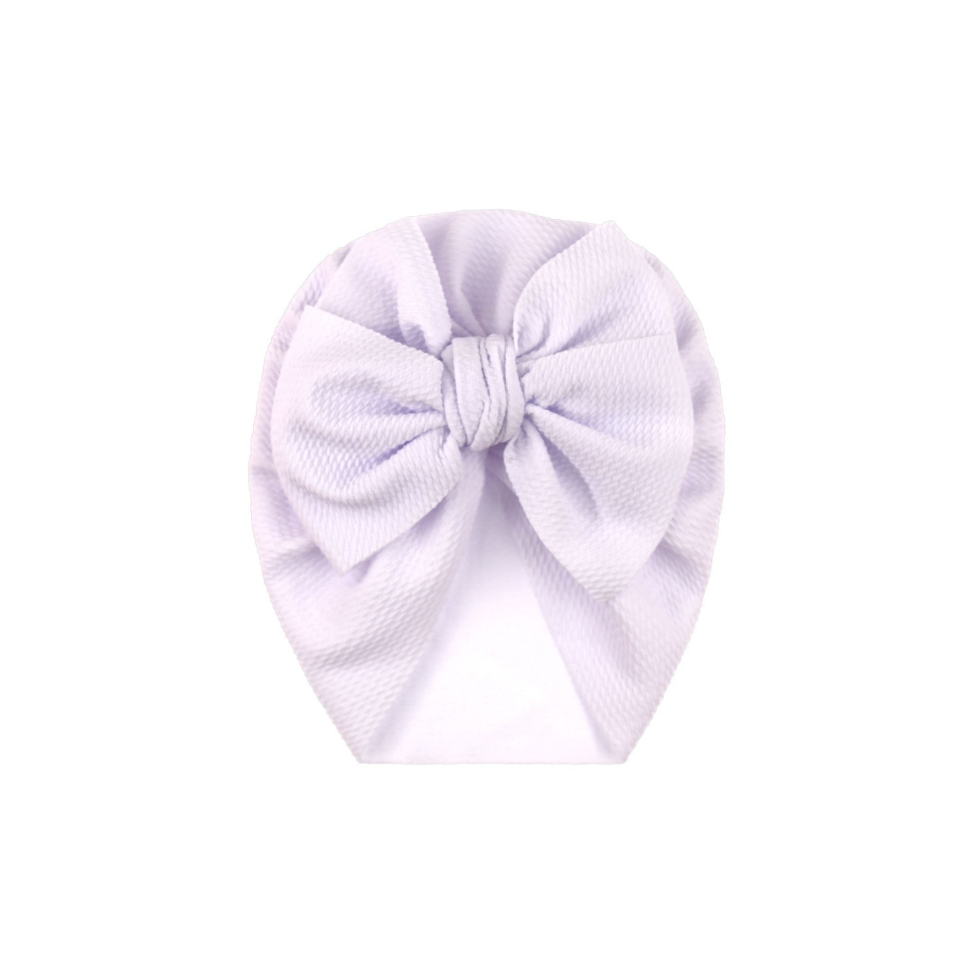 Calla Baby Turban Hat in White