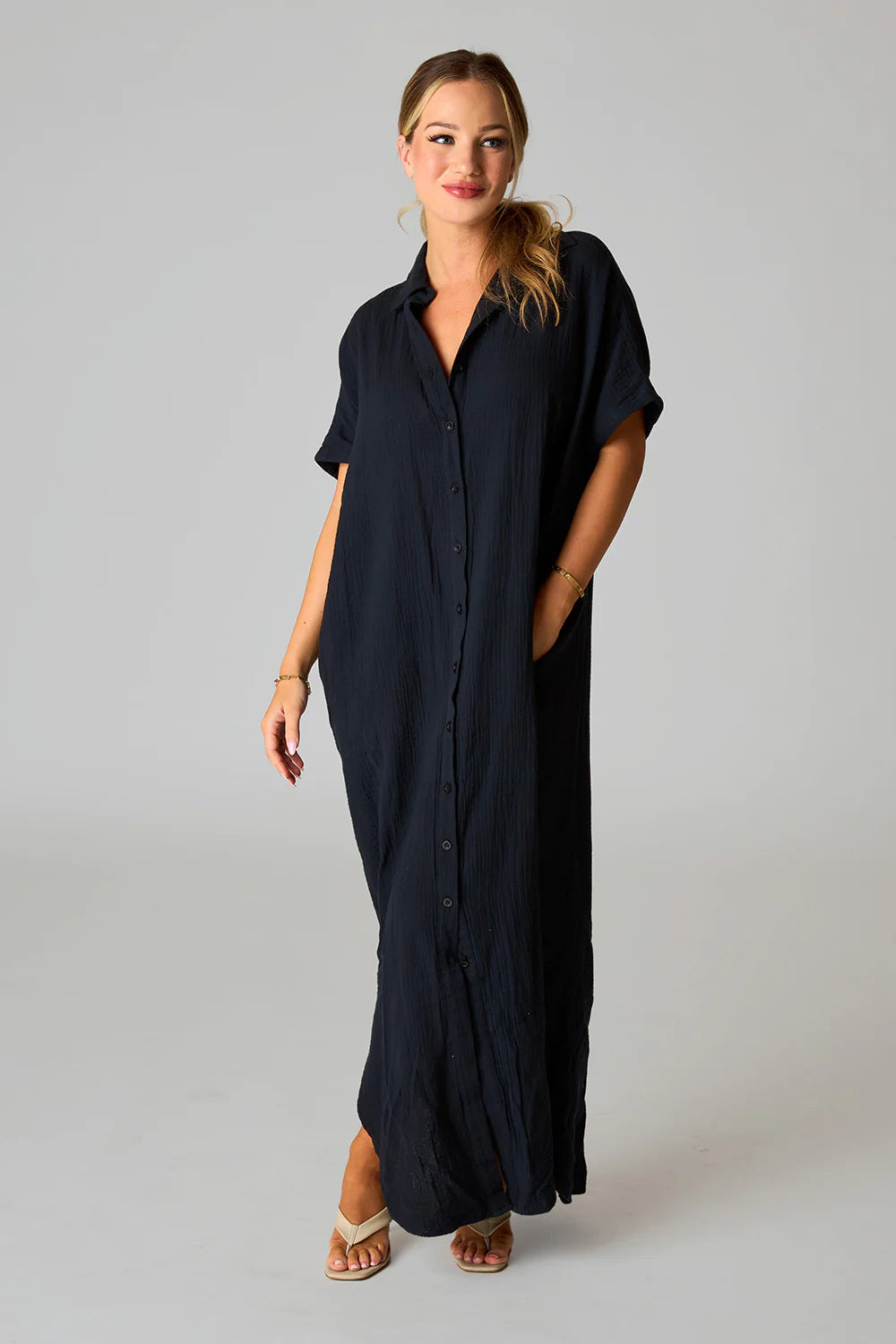 CARMEN  MAXI DRESS - Black