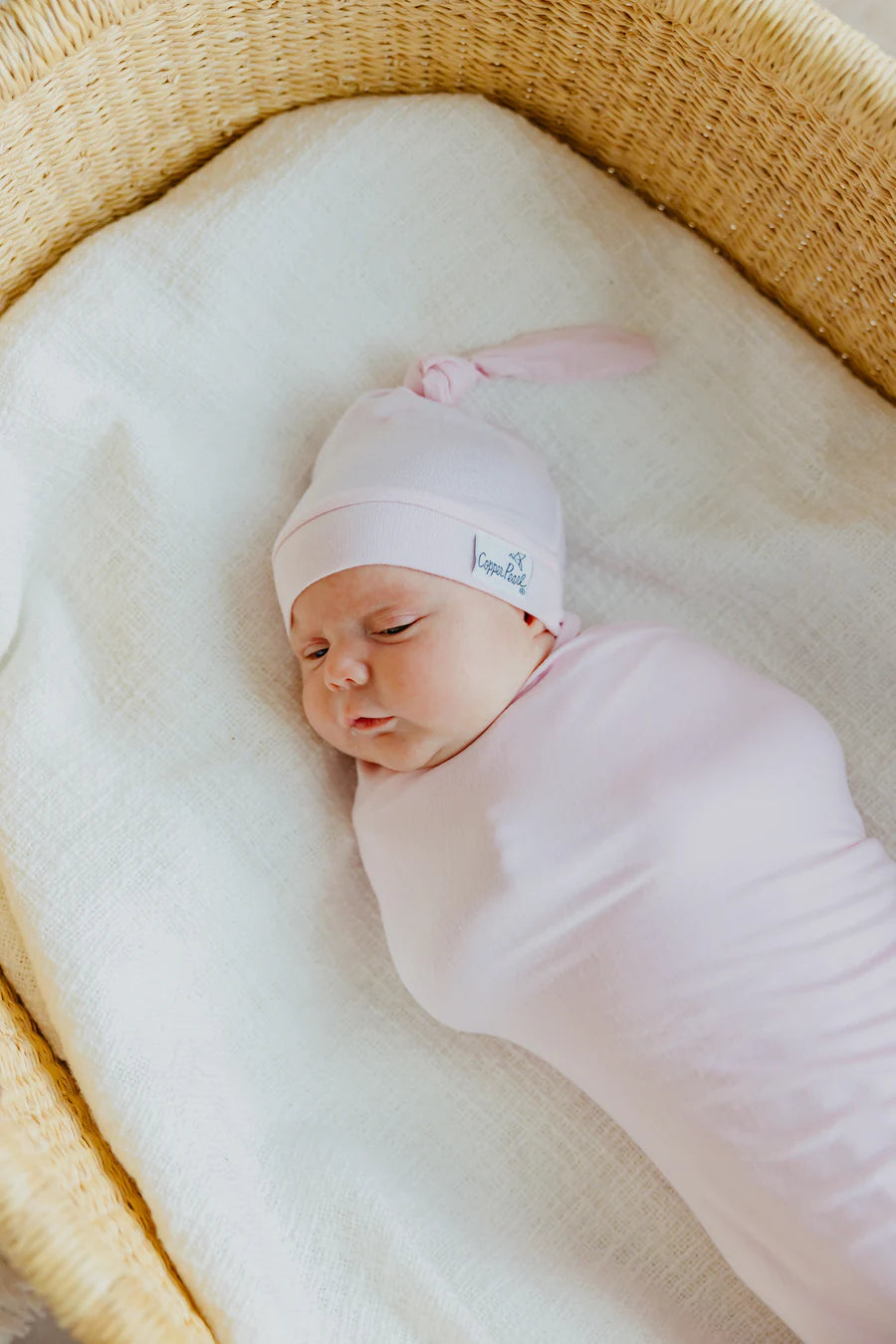 Copper Pearl Top Knot Hat - Blossom