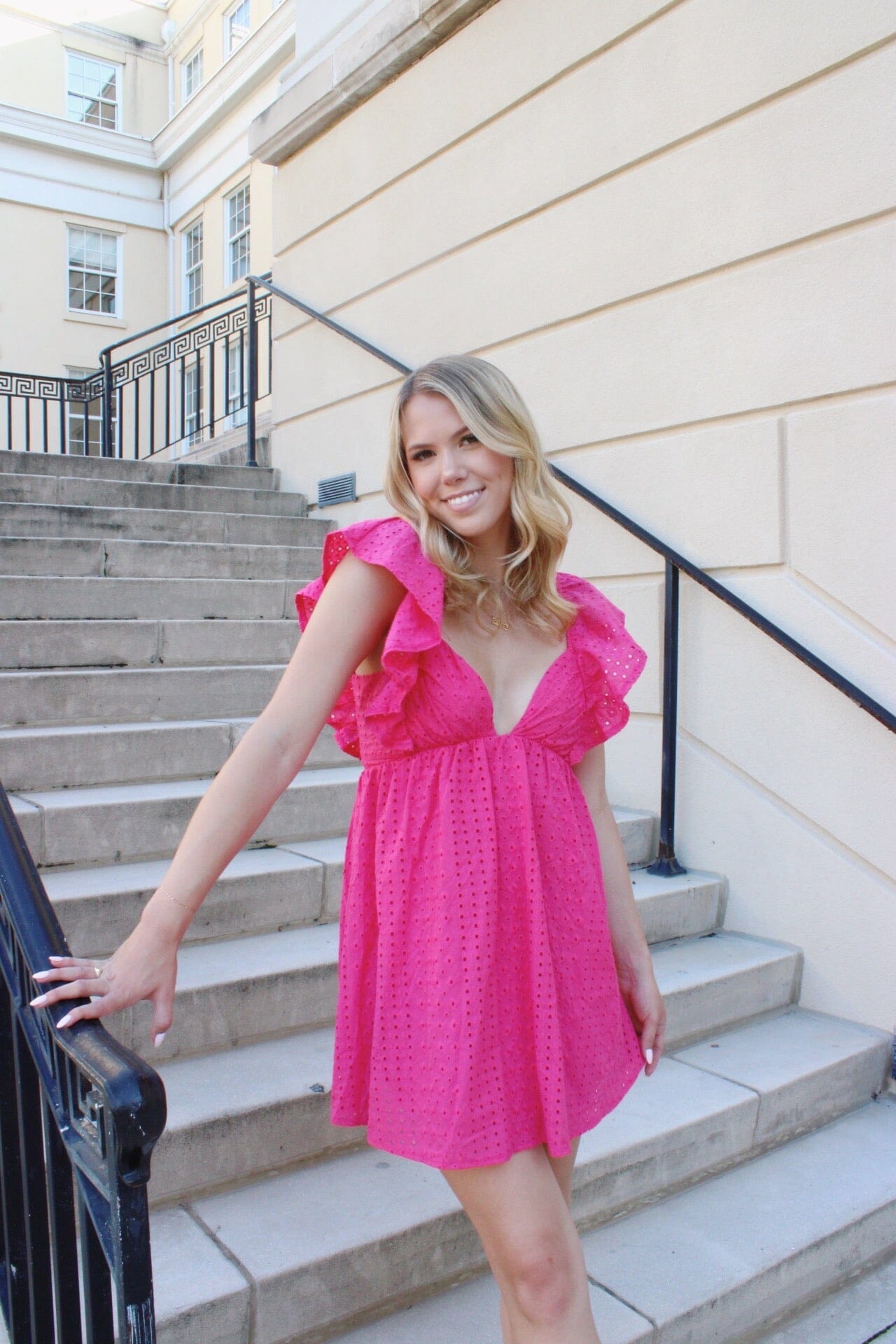 Eyelet By The Sea Dress