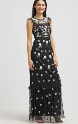 Floral Embroidered Gown