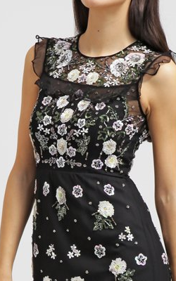 Floral Embroidered Gown