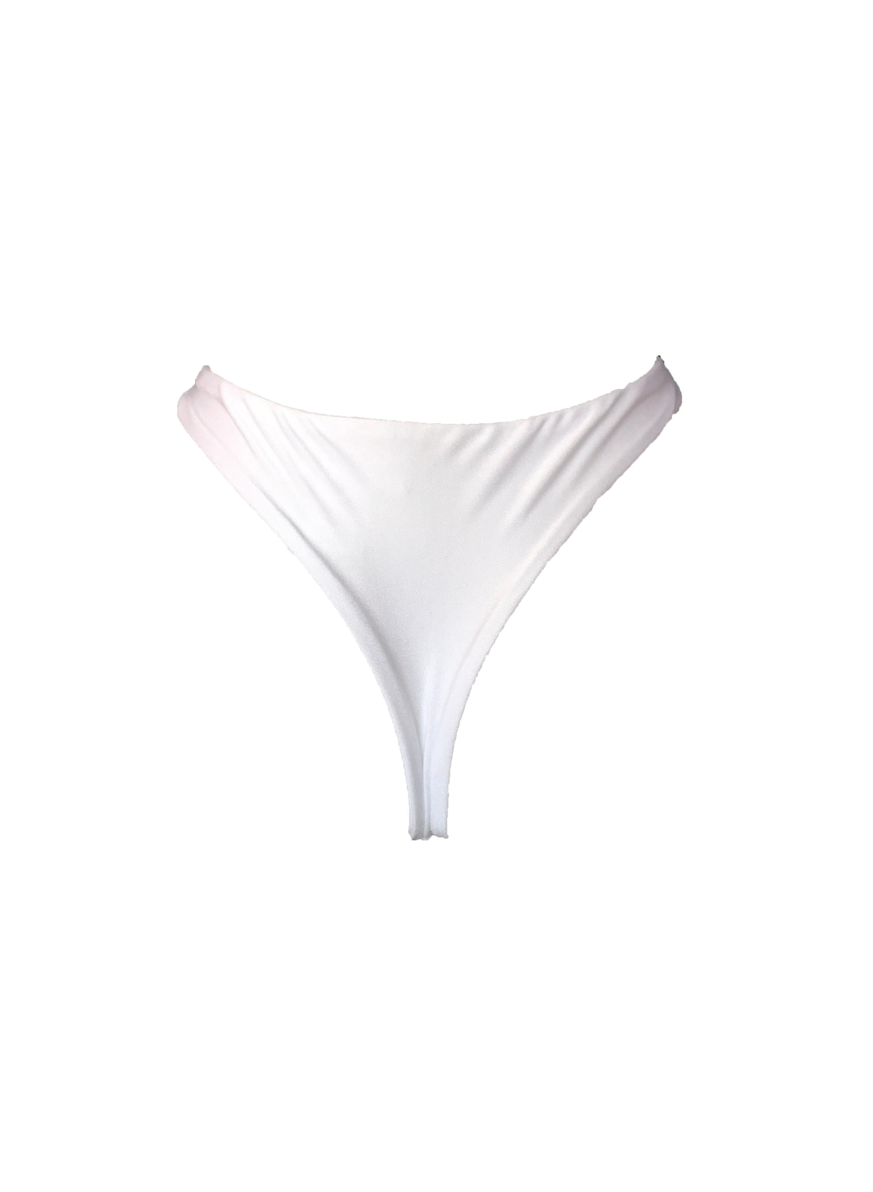 Freya Braided Strap Bottom White