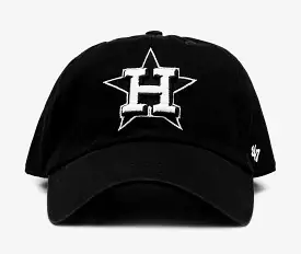 Houston Astros Clean Up Mens Hat (Black)