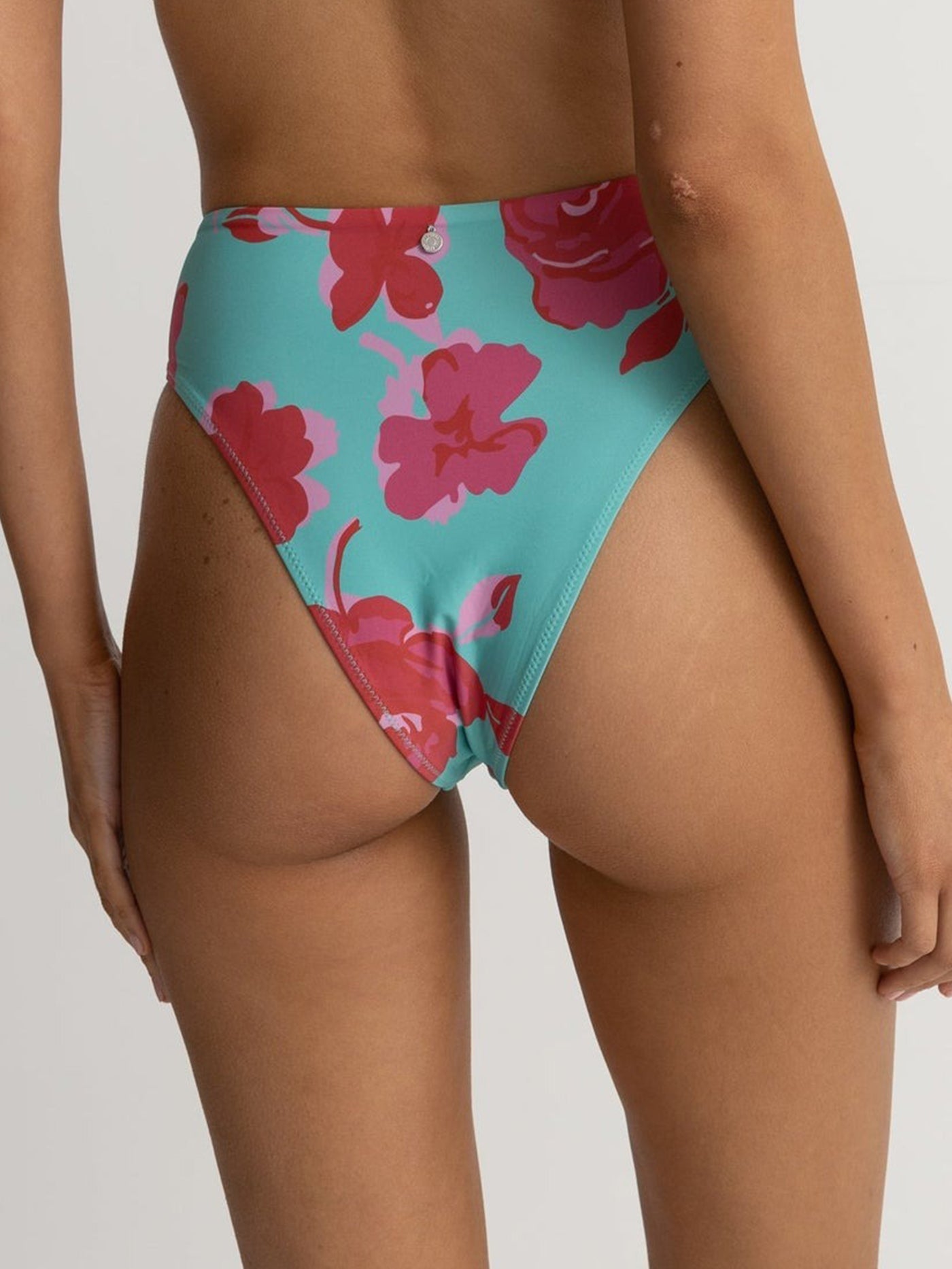 Inferna Floral Hi Waist Bikini Bottom