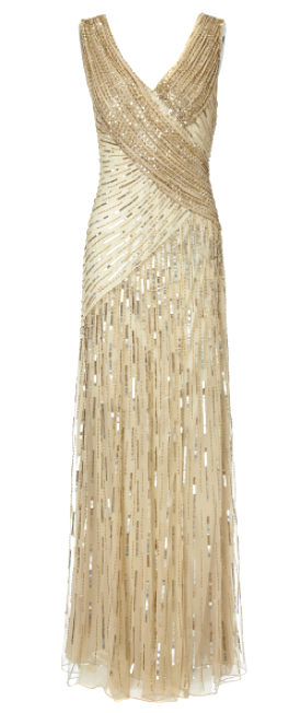 Juliet Sequin Gown Gold