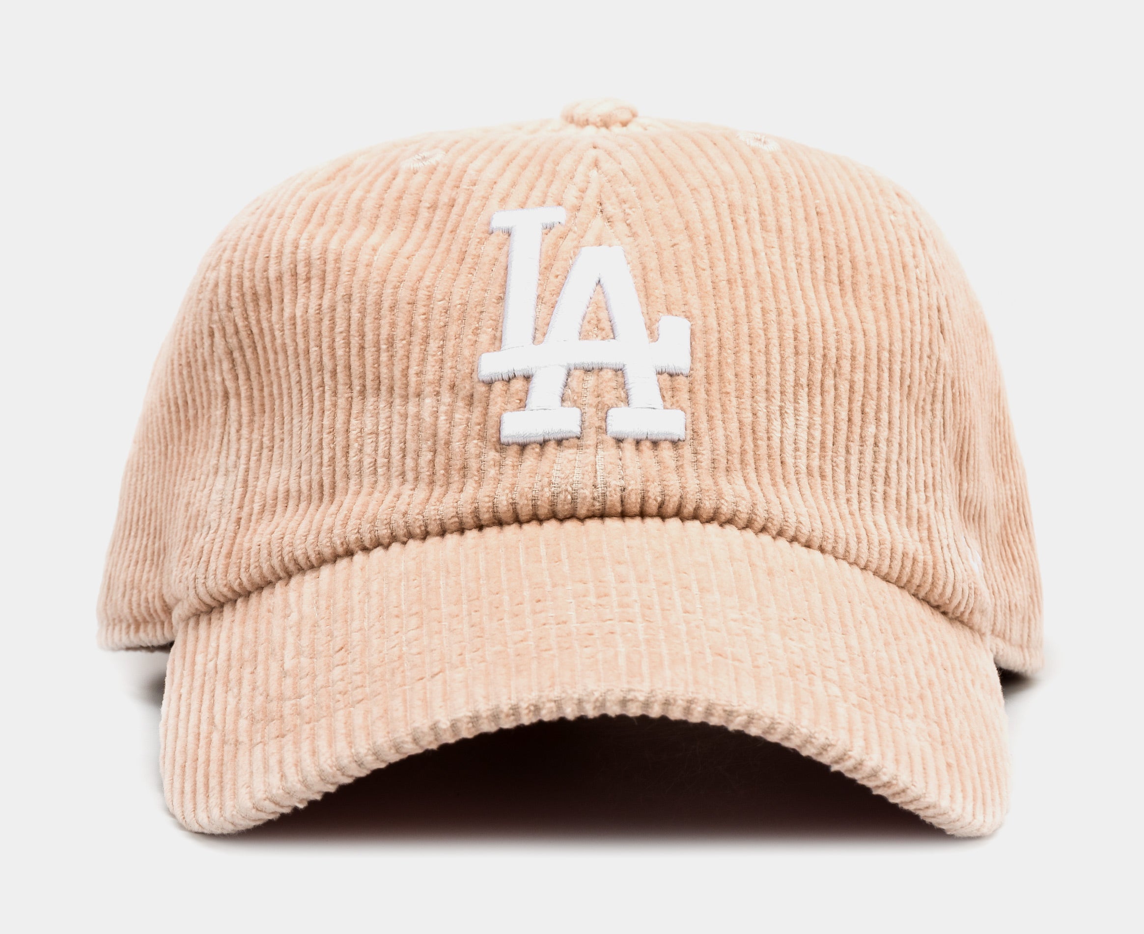 Los Angeles Dodgers Thick Cord Mens Hat (Pink)