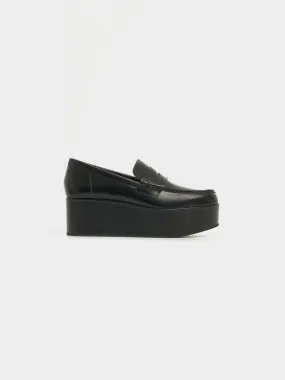 Platform Loafer, Black