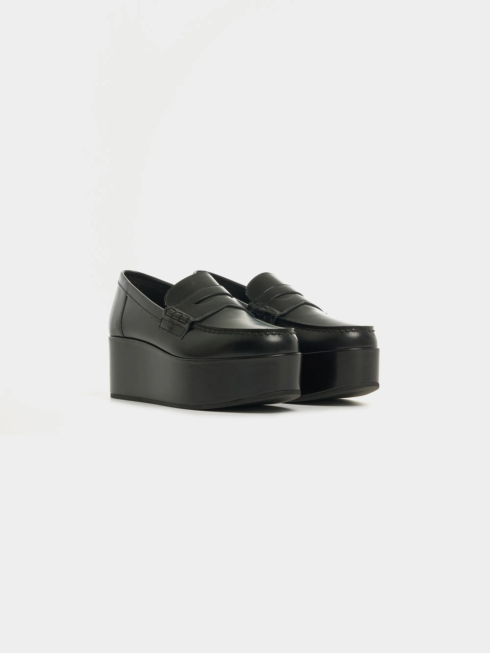 Platform Loafer, Black