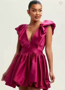 Pretty In Satin Dress