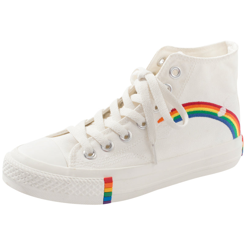 RAINBOW CANVAS SHOES BY81017