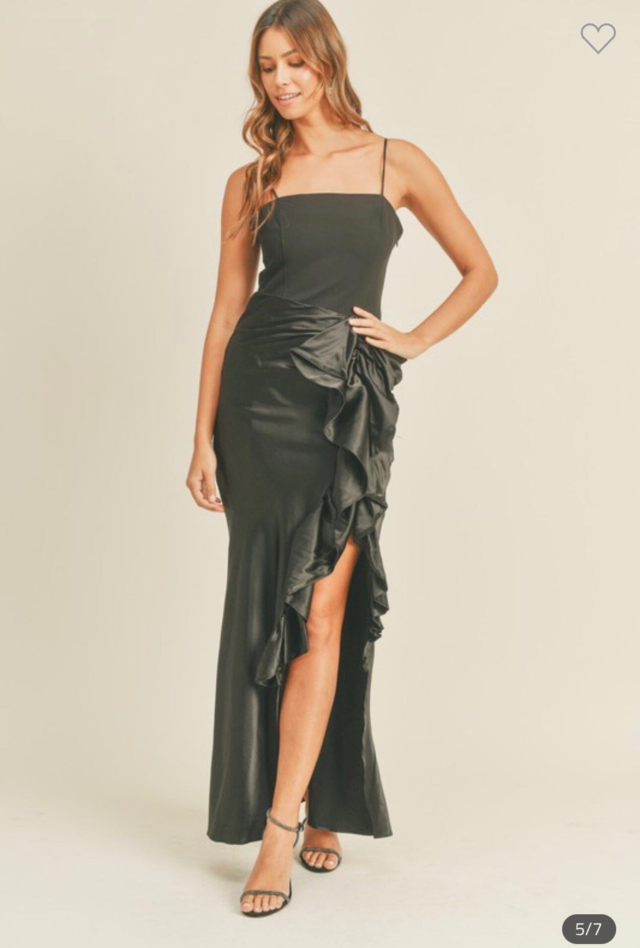 Seeking Sophistication Ruffle Gown