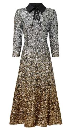 Sequin Shirtdress