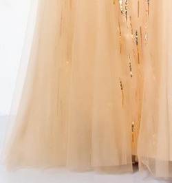 Sequin Tulle Gown