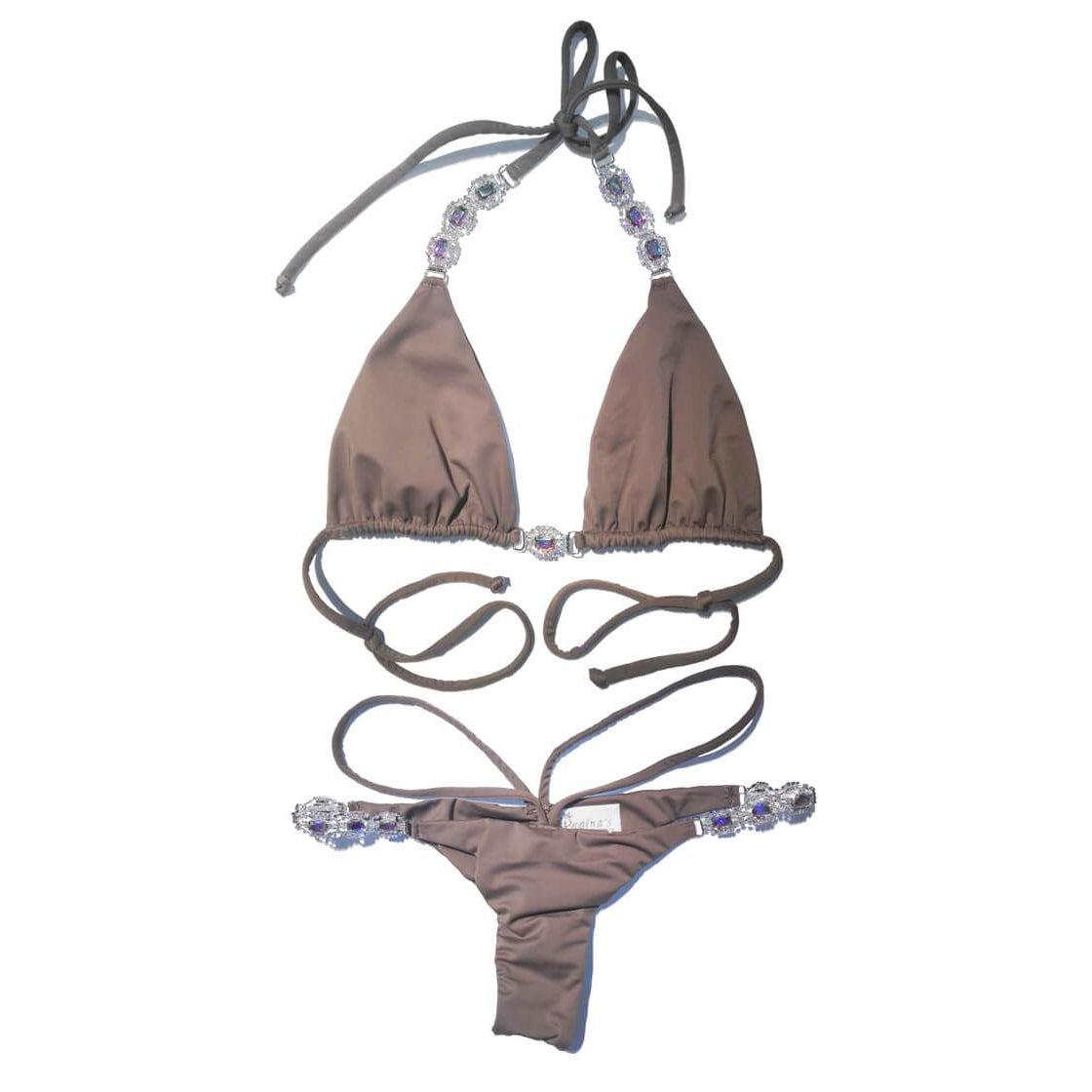 Shanel Triangle Top & Tango Bottom - Brown