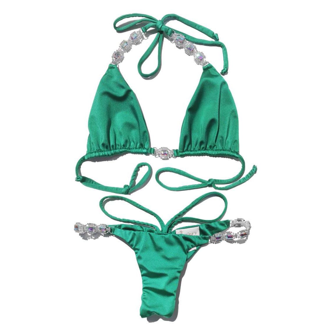 Shanel Triangle Top & Tango Bottom - Green