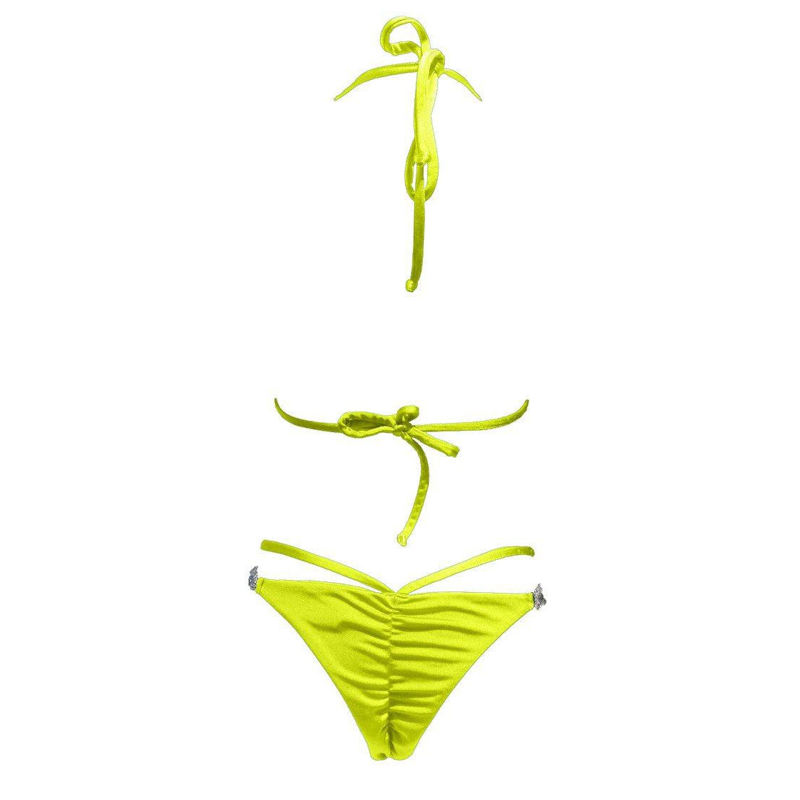 Shanel Triangle Top & Tango Bottom - Neon Yellow