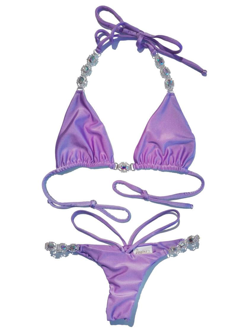 Shanel Triangle Top & Tango Bottom Purple