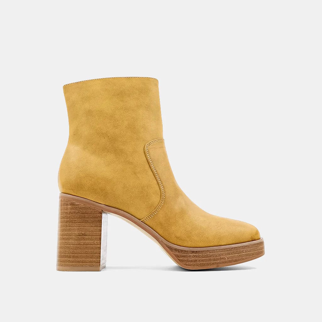 Shu Shop Tan Vernita Platform Bootie