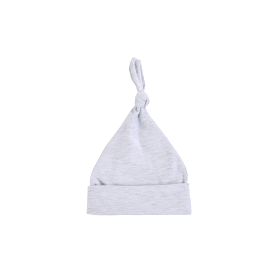 Soft Top Baby Beanie Hat in Silver