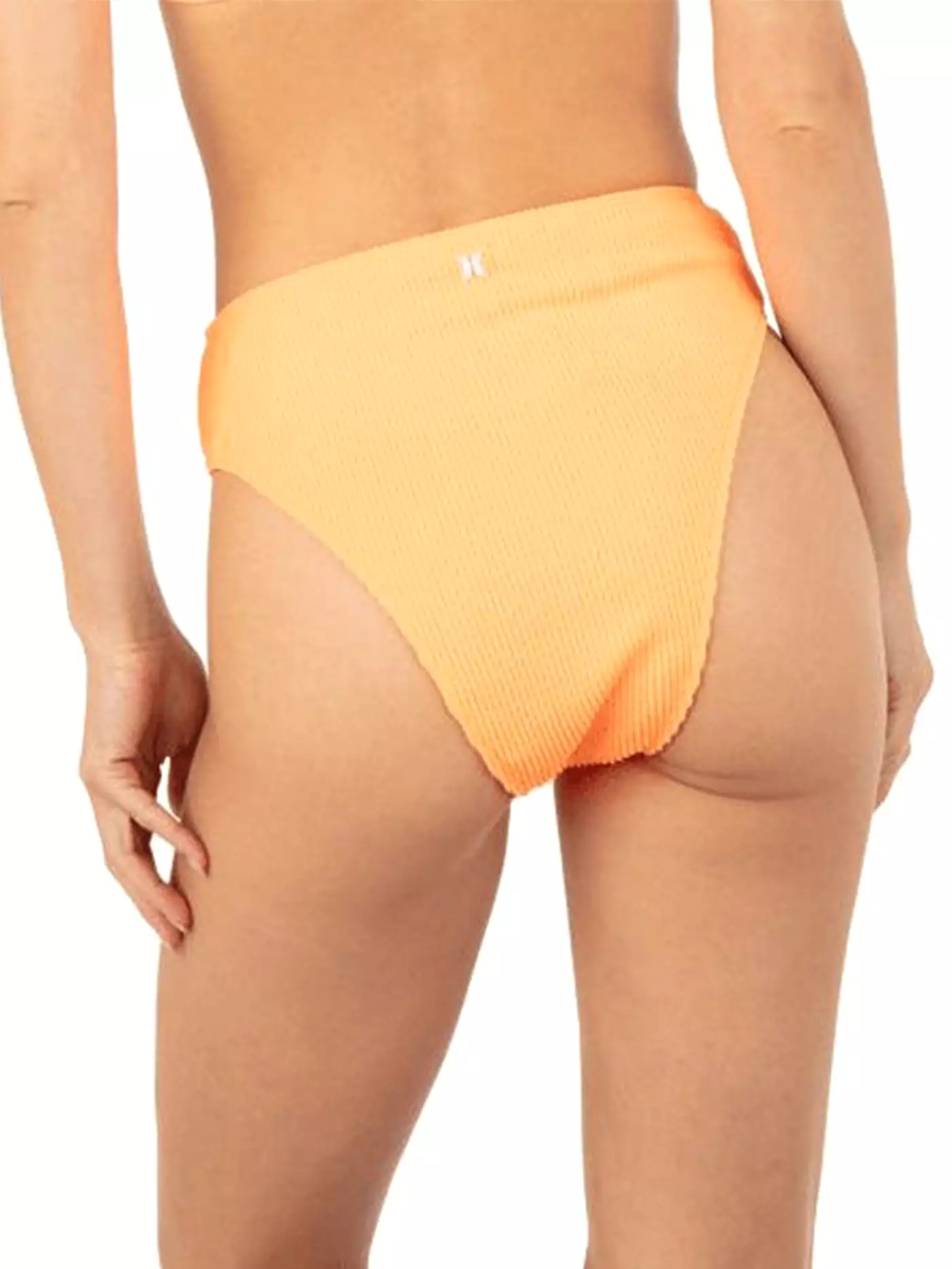 Solid Scrunch High Rise Cheeky Bikini Bottom