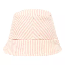 Stripe cotton hat-pink