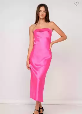 Sydney Satin Midi Dress