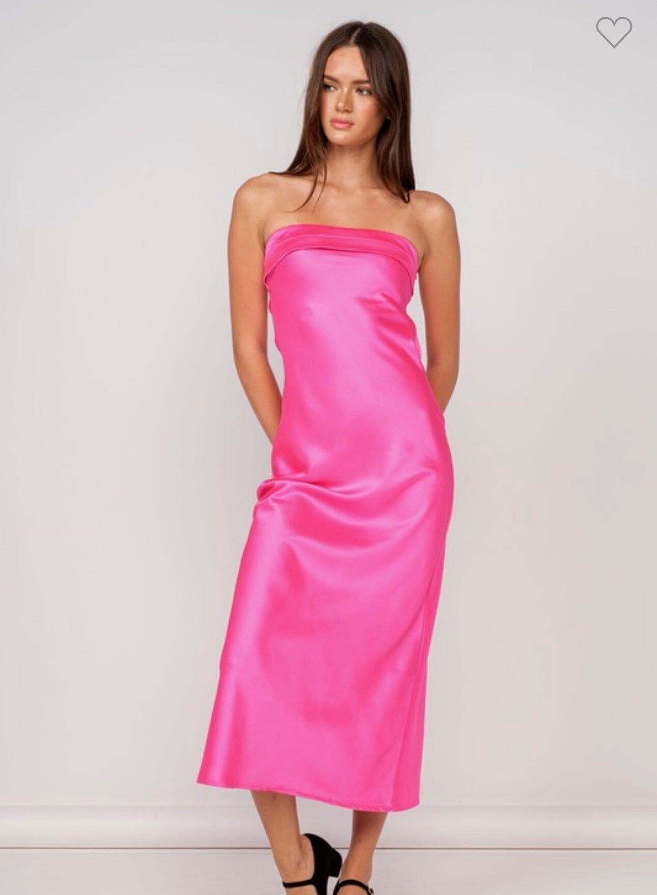 Sydney Satin Midi Dress