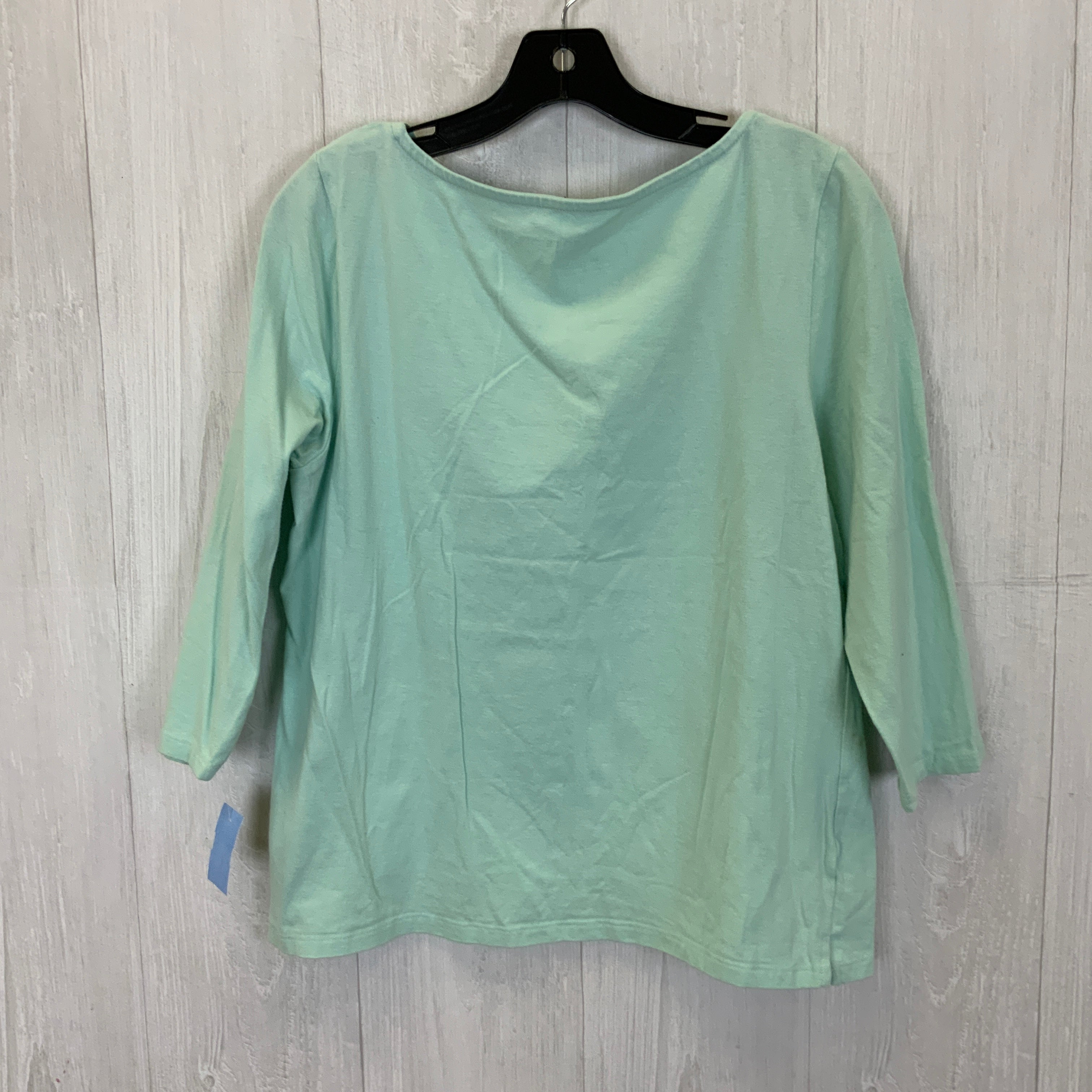 Top Long Sleeve Basic By Talbots  Size: Petite Large