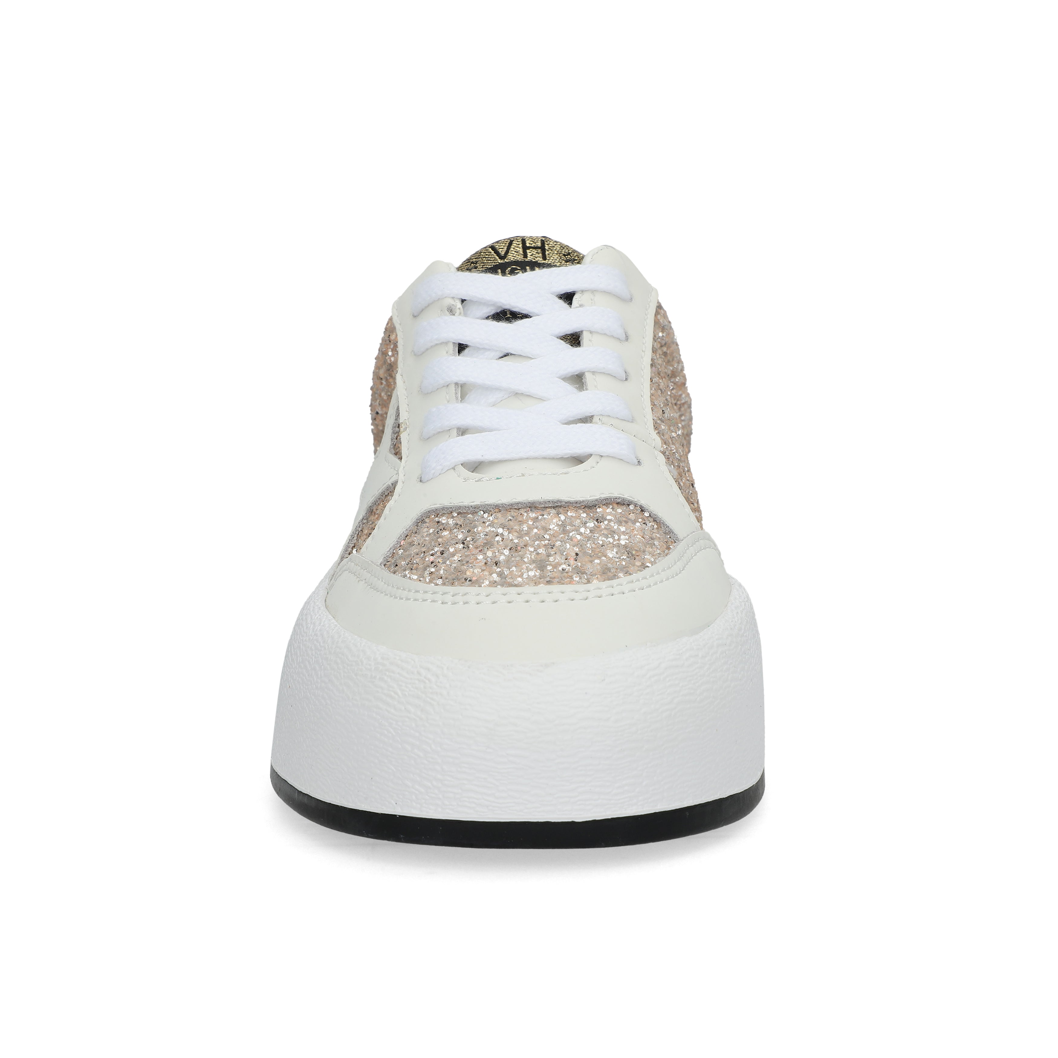 Vintage Havana - Val 5- Open Back White Star Wedged Sneakers