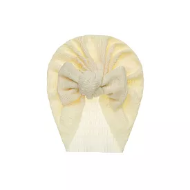 Zali Baby Turban Hat in Lemon