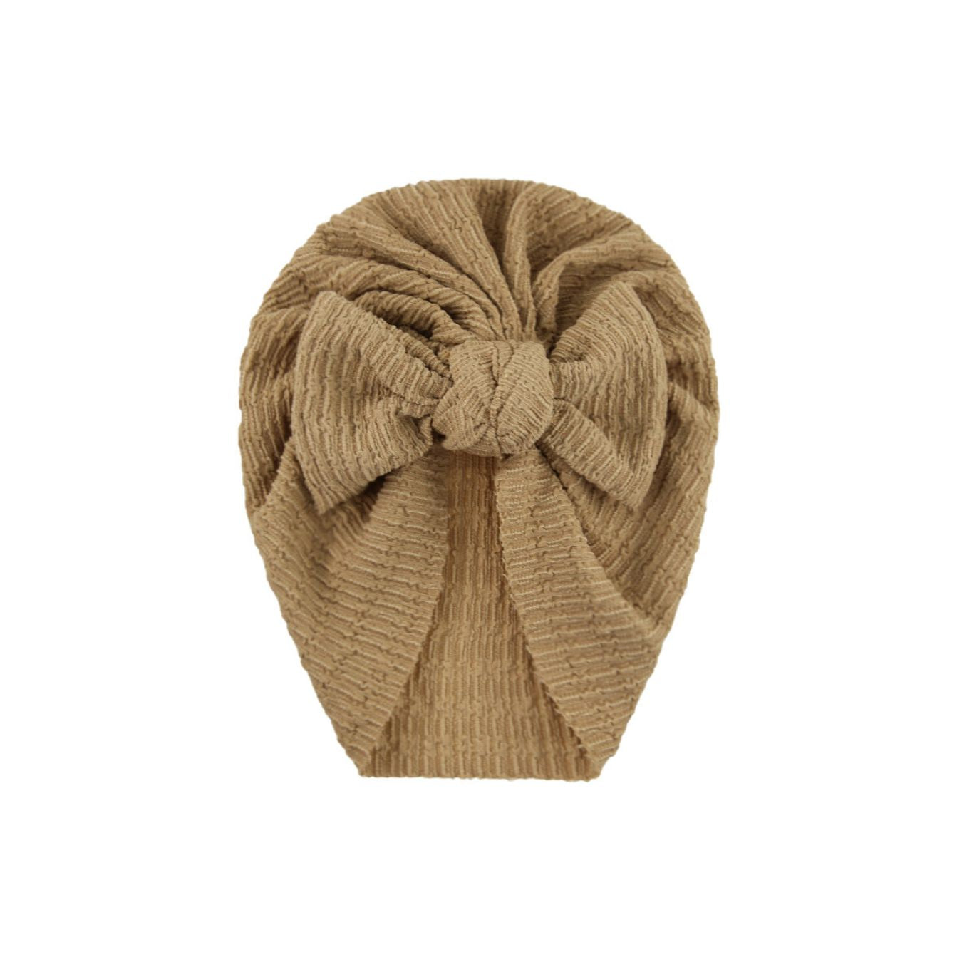 Zali Baby Turban Hat in Tawny